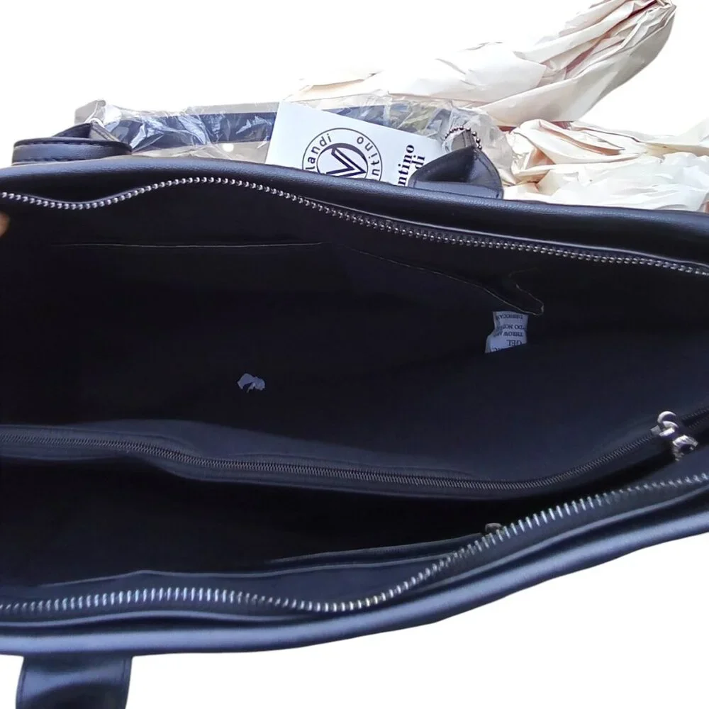 Valentino Orlandi NEW Black Tote - Picture 4 of 10